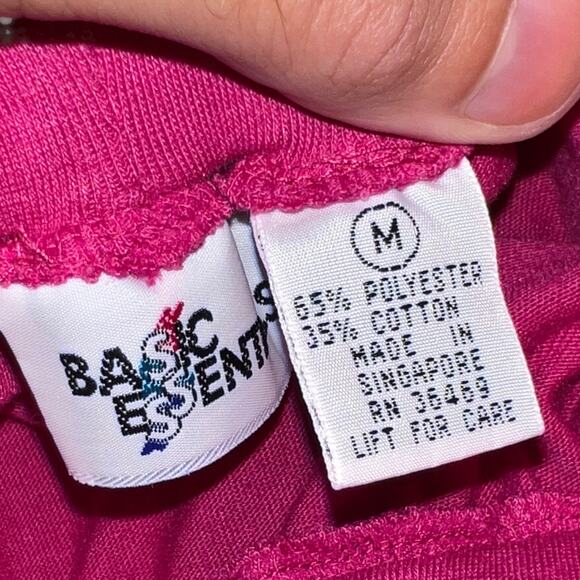 Basic Essentials 90s Pink Skirt, Size Medium, Poly-Cotton Blend, Good Condition - Picture 7 of 12